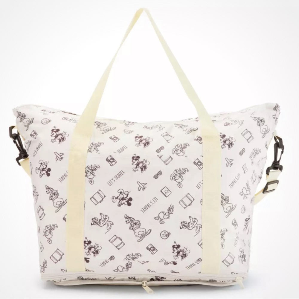 Mickey Mouse and Friends Collapsible Travel Bag - Disney Store Japan NEW